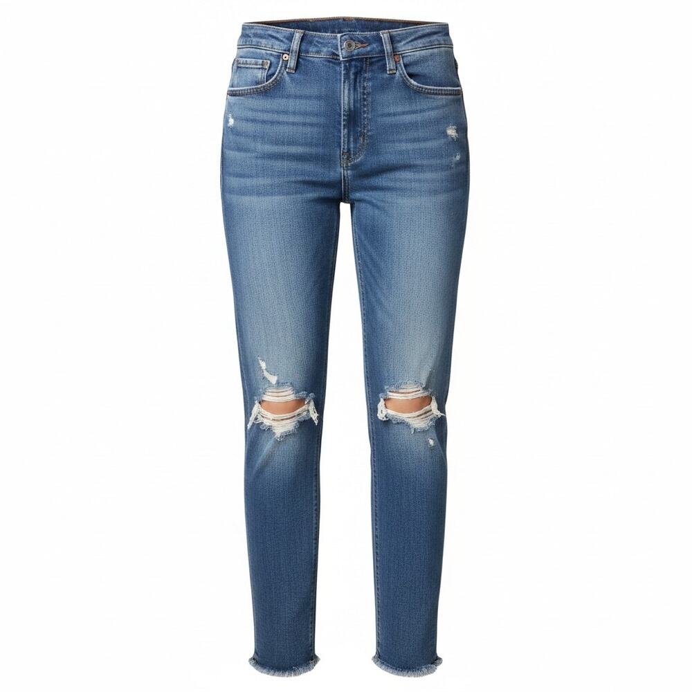 Re/done Women's High-Rise Skinny Leg Jeans  Blue Size: M | US 28
